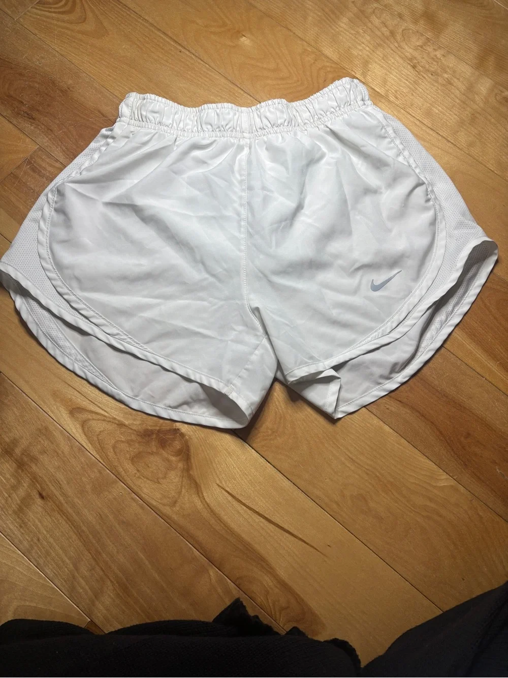 Nike White Women's Athletic Running Shorts